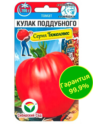 Томат Кулак Поддубного [Сибирский сад] купить с доставкой Это отличный вариант для выращивания на приусадебном участке и в промышленных масштабах, сочетающий многоплодность, высокую урожайность и устойчивость к суровым условиям климата.