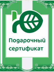 Подарочный сертификат Подарочный сертификат