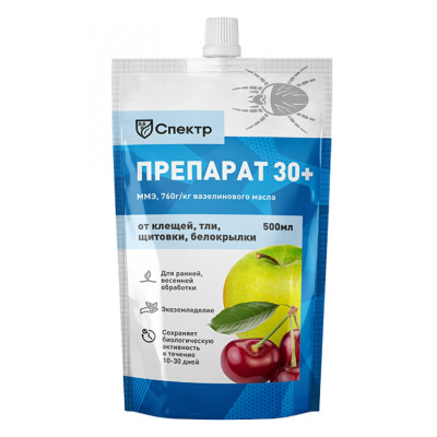 Препарат 30 Плюс 0.5л [БиоМастер] купить с доставкой Препарат 30 плюс – незаменимый помощник на вашем садовом участке. Поможет в борьбе с вредителями на разных стадиях их развития.