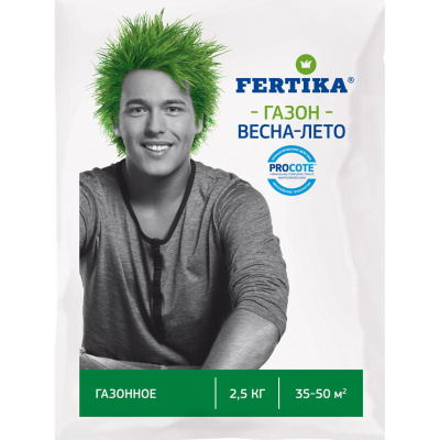 Газонное весна лето 2,5кг [Фертика] купить с доставкой Специализированное удобрение, способное превратить ваш газон в ярко-зеленую лужайку без распространения мха и сорных растений. Сбалансированное удобрение легко усваивается и придает ярко-зеленую окраску газону.