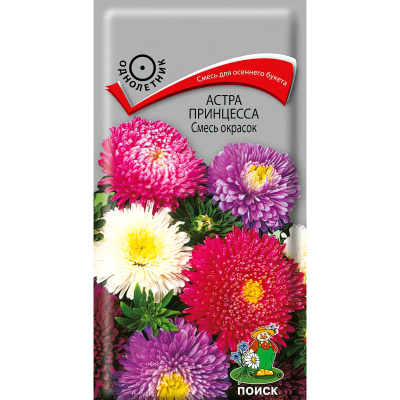 Астра принцесса Смесь окрасок [Поиск] купить с доставкой пышные и яркие цветы, незаменимые при создании оригинальных осенних букетов