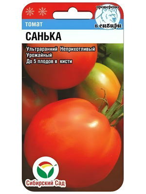 Томат Санька [Сибирский сад] купить с доставкой ​Один из самых популярных сортов среди огородников благодаря своему яркому вкусу и простоте в уходе