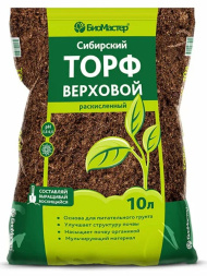 Торф верховой раскисленный 10 л [БиоМастер]