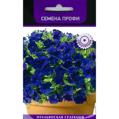 Петуния минифлора Бэби Джоконда Блю [Поиск] купить с доставкой серия миниатюрных петуний, радующих глаз пышным, обильным цветением и насыщенностью сине-фиолетового окраса