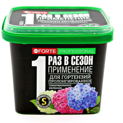 Гортензия с кремнием ведро 1 л [Бона Форте] купить с доставкой Удобрение "Гортензия с кремнием" от Бона Форте — это сбалансированное комплексное средство, разработанное специально для ухода за гортензиями. Оно содержит основные макро- и микроэлементы (азот, фосфор, калий, магний), а также кремний, который укрепляет клеточные стенки растений, повышая их устойчивость к неблагоприятным условиям. Формула удобрения способствует яркому и обильному цветению, укрепляет корневую систему и поддерживает насыщенный цвет листьев и цветов.