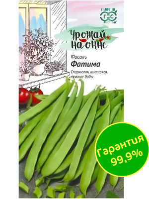Фасоль Фатима [Гавриш] купить с доставкой Фасоль спаржевая Фатима – популярный сорт, который объединяет в себе лучшие качества: неприхотливость в выращивании, полезные свойства и красивый внешний вид!