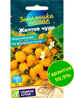 Земляника Желтое чудо ремонтантная [Семена алтая]